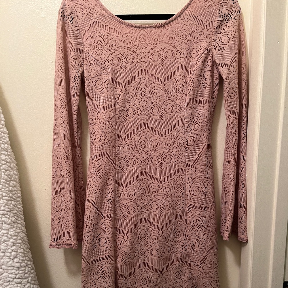 Pink semi formal dress